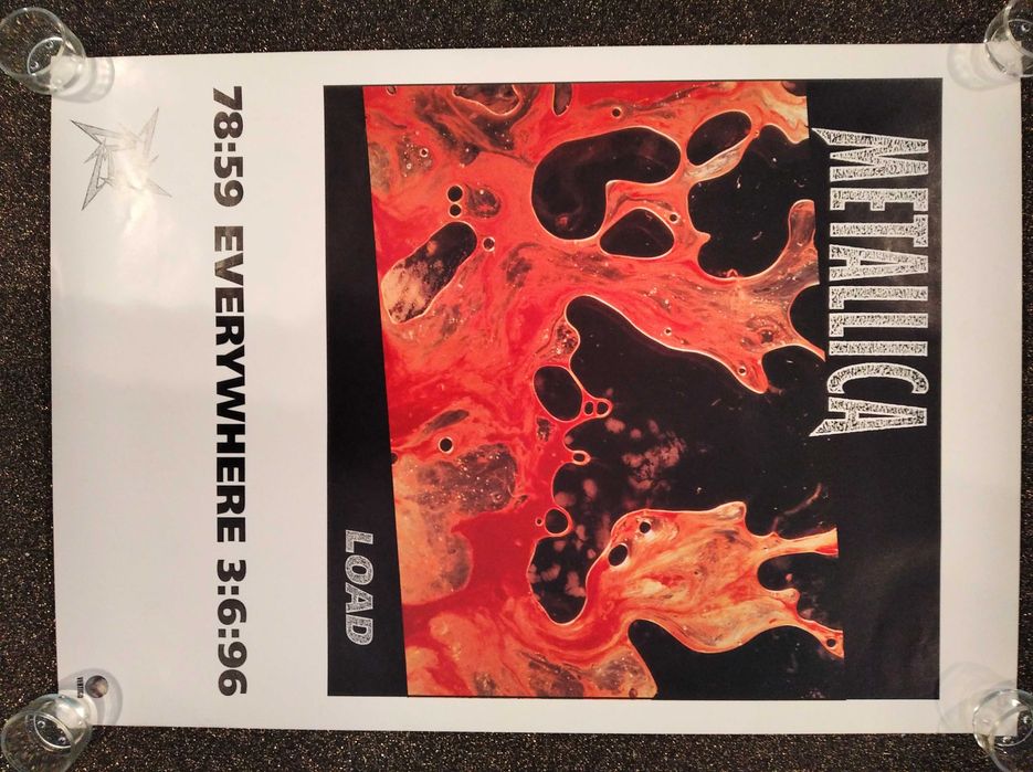 Poster Metallica - Load (original de 1996)