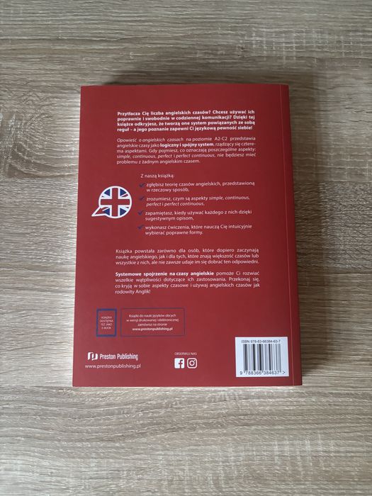 Opowieść o angielskich czasach | Ponad 120 ćwiczeń | Preston Publishing