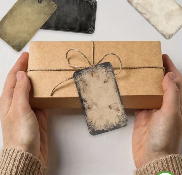 Вінтажні подарункові бірки