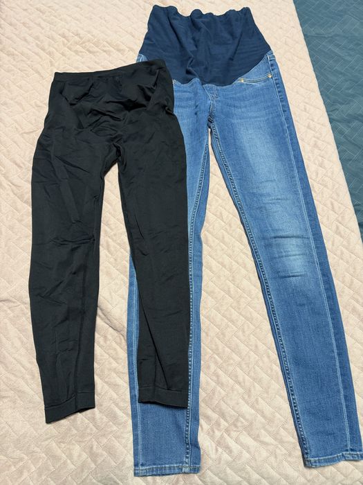 Spodnie ciazowe h&m leginsy ciazowe