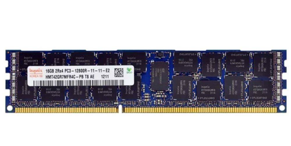5шт+   БУ Оперативна пам`ять 16 ГБ, DDR3, серверна пам`ять, SK hynix (1600 МГц, 1.5, CL11, HMT42GR7MFR4C)