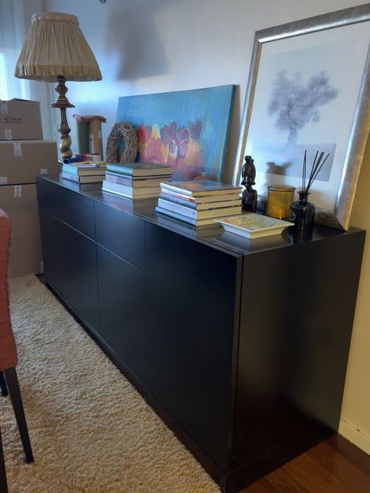 Comoda aparafor de sala em madeira