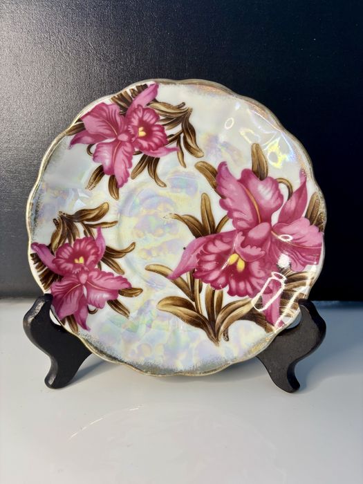 Royal Sealy China Japan – spodek z orchideami