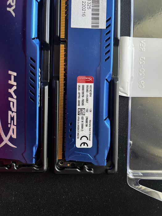 HyperX Ram 4gb (2uni) + processador