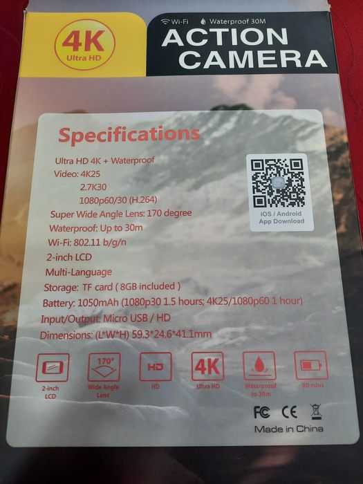 Action Cam 4K NOVA