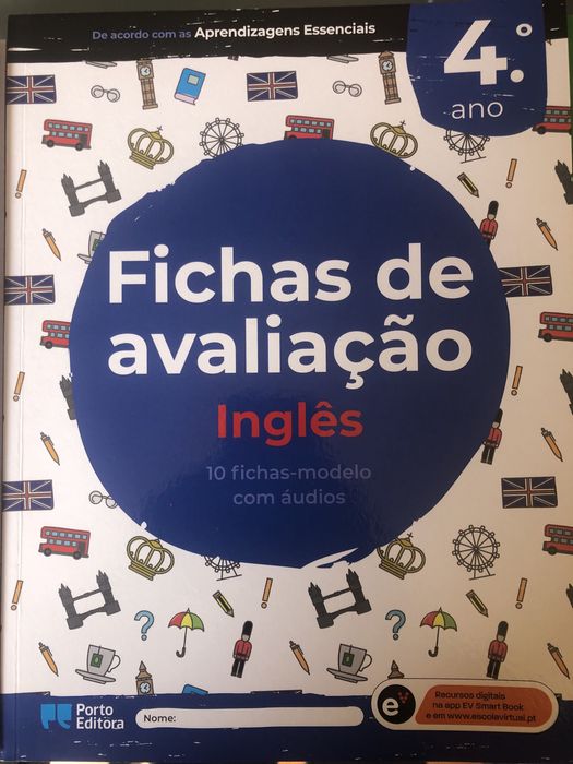 Livros de fichas 1o ano ,2o ano e 4o ano