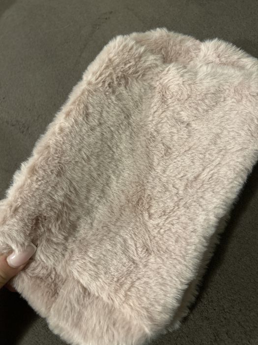 Kosmetyczka różowa puchata