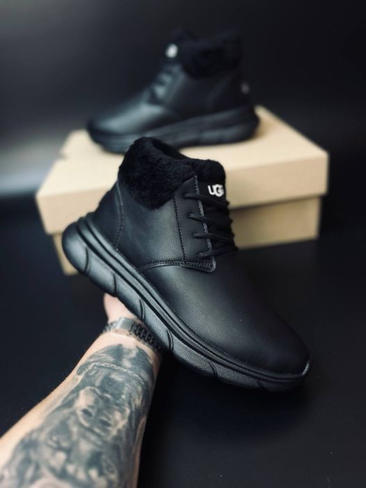 Кожанные кроссовки UGG / Lowmel Australia ugg/ кросівки угг шкіряні