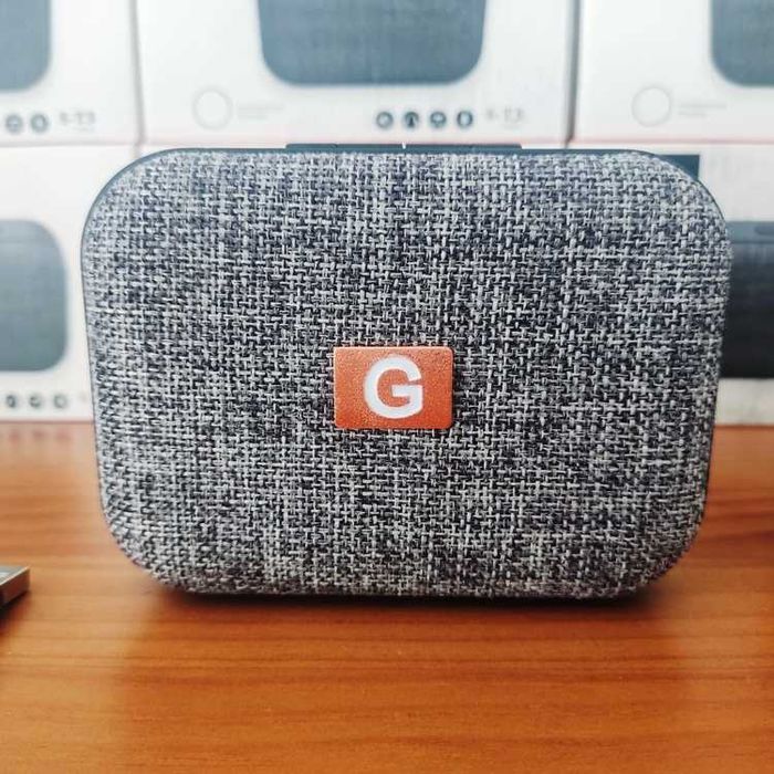 Mini coluna Bluetooth rádio FM USB micro SD MP3 11x8x4cm
