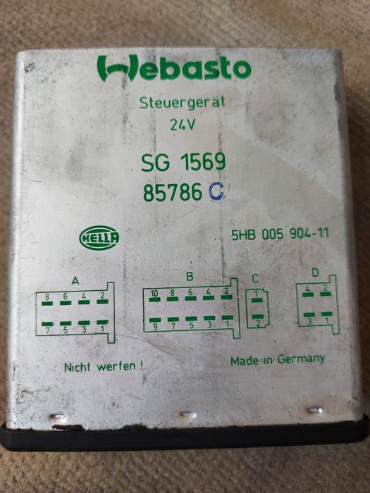 Блок управления автономкой Webasto