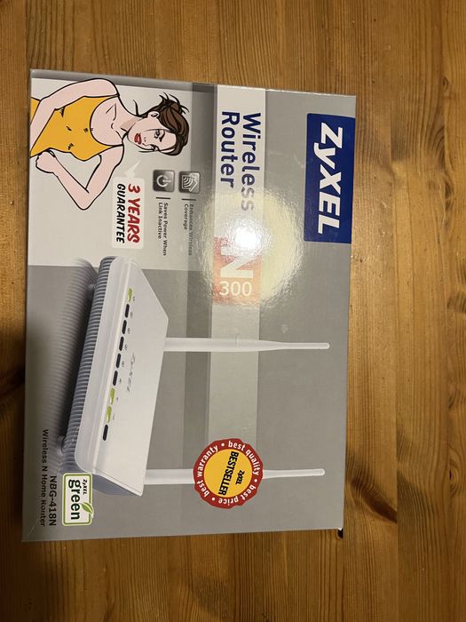 Sprzedam używany bezprzeeodowy router N ZyXEL NBG-418N