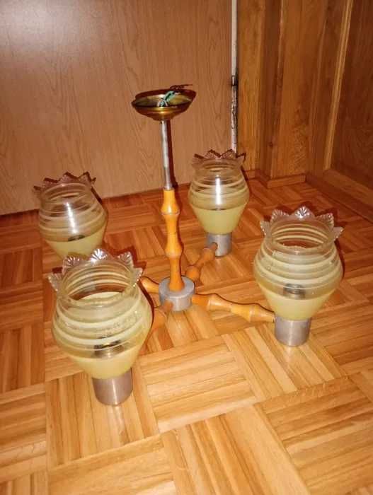 lampa wisząca z kielichami