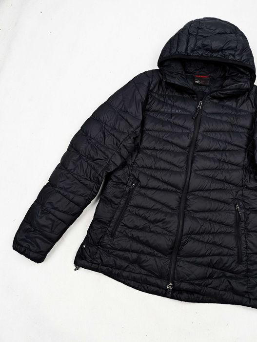 Mammut czarna kurtka puchowa z kapturem L