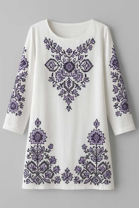 Жіноче плаття вишите бісером, вишиванка, ручна робота