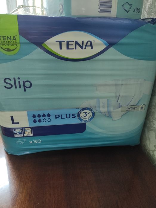 Тена L, 6 капель,ночные slip