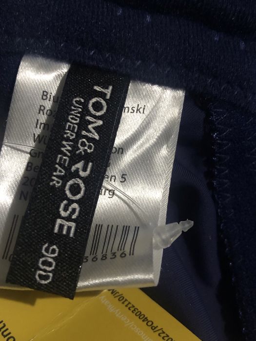 Biustonosz damski odciążający miękki fiszbiny szerokie ramiączka 90 D