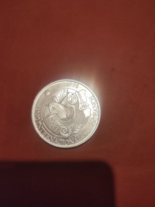 Moeda de prata   comemorativa de 1000 escudos