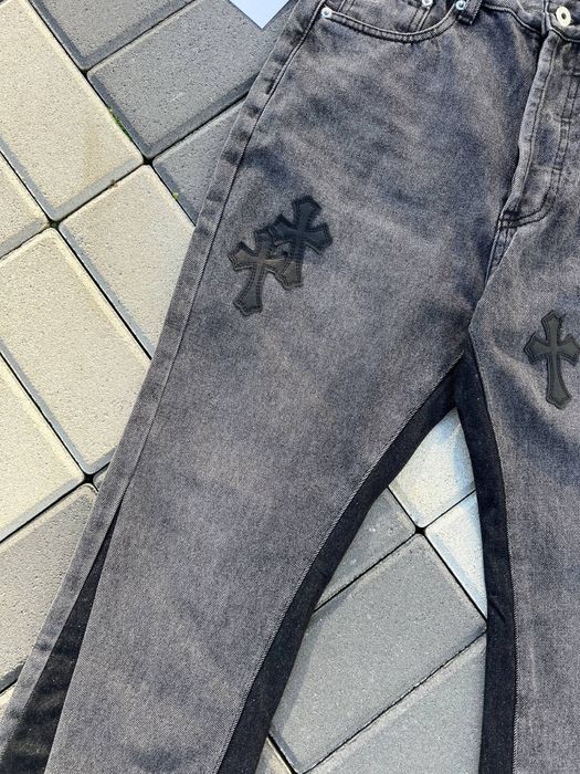 ‼️БЕЗ ПЕРЕДОПЛАТ‼️Джинси Gallery dept x Chrome hearts
