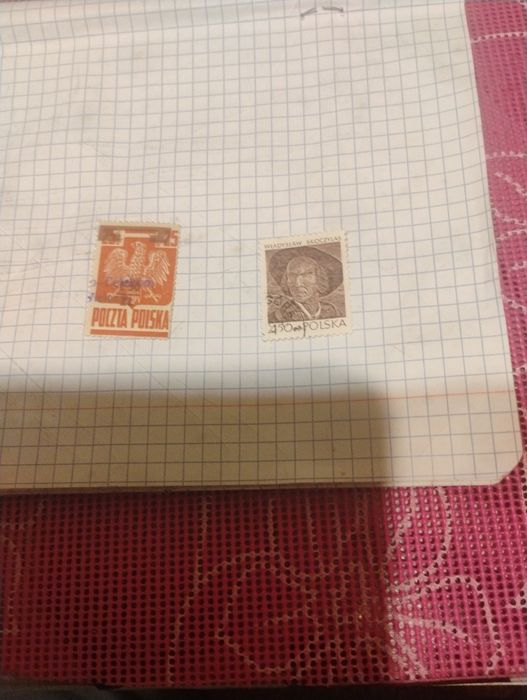 Sprzedam 2 znaczki filatelistyczne.Znaczki z Polski ,poczta polską orz