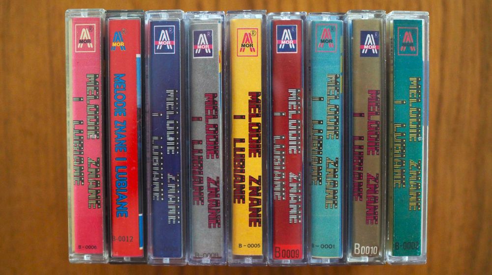 Melodie znane i lubiane, 9 kaset