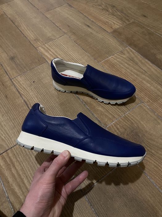 Prada Slip On Matchrace Sneakers женские слипоны оригинал (39р)
