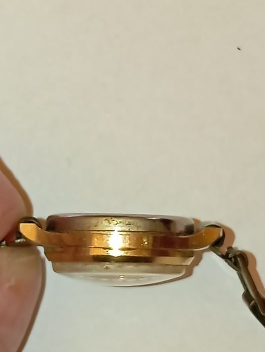 Zegarek damski PRL , pozłacana koperta