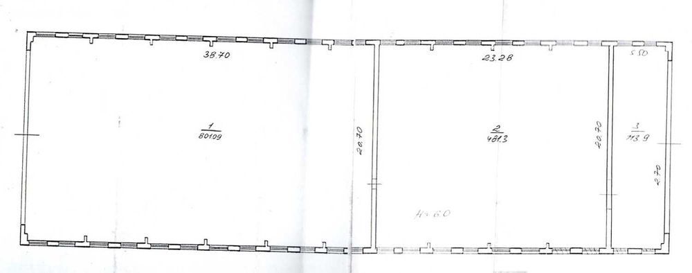 Продам склад (производство) 1400 м2 на пр. Любови Малой 99