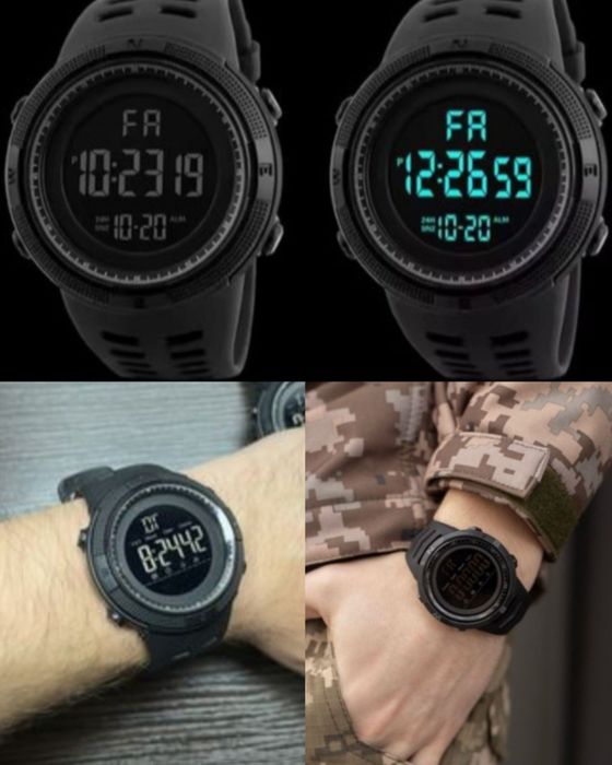 Часы мужские тактические спортивные военные водонепроницаемые
