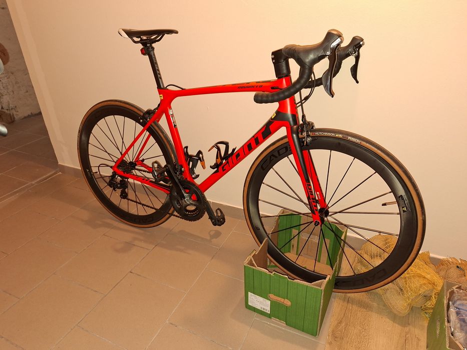 Rower szosowy Giant Tcr Advanced 2 full Carbon - 1 właściciel, mały przebieg, po serwisie. Rama M/L.