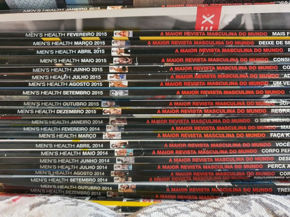 Revistas Men's Health entre 2013 e 2017
