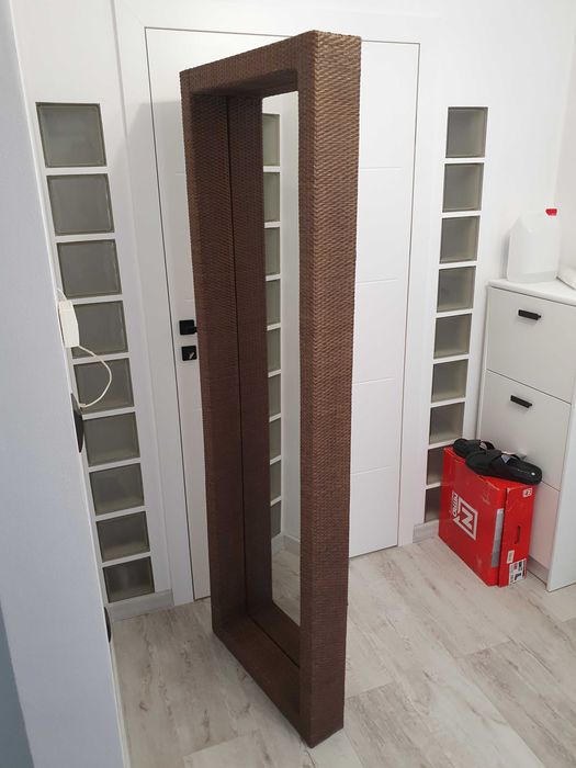 Lustro Ikea Melbu  ratan  190X60