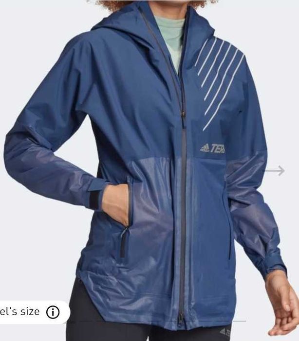 Куртка бігова Adidas  gore-tex для профспортсменів  буде на 157-170см