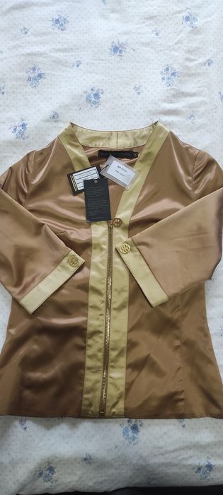 Casaco meia manga dourado, Elisabeth Martins