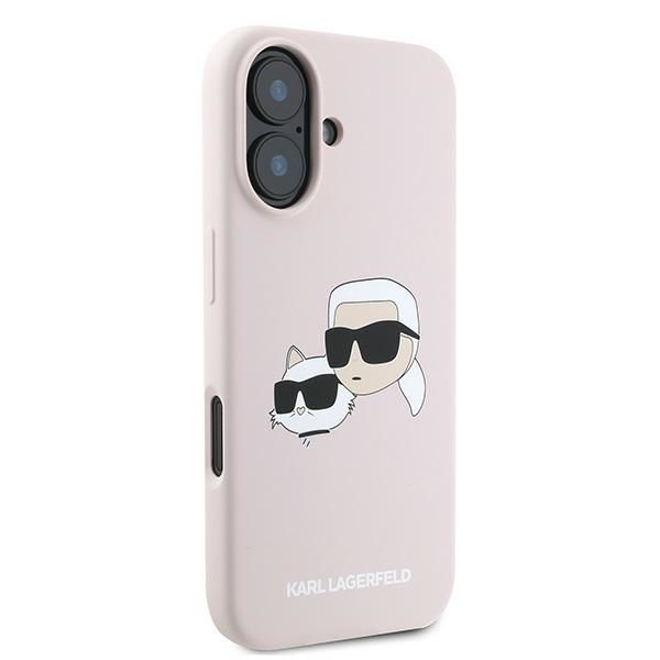 Karl Lagerfeld KLHMP16MSKCHPPLP iPhone16 Plus 6.7" różowy/pink hardca