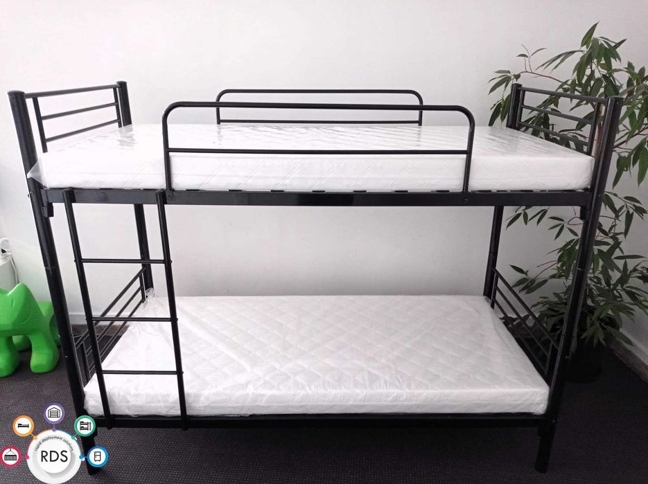 Łóżko metalowe pojedyncze lub piętrowe łóżka jednoosobowe hotelowe