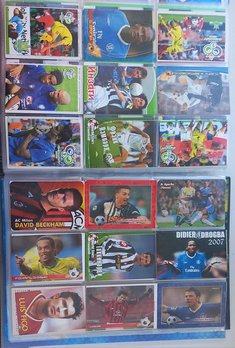 Футбольні календарики (panini, topps)