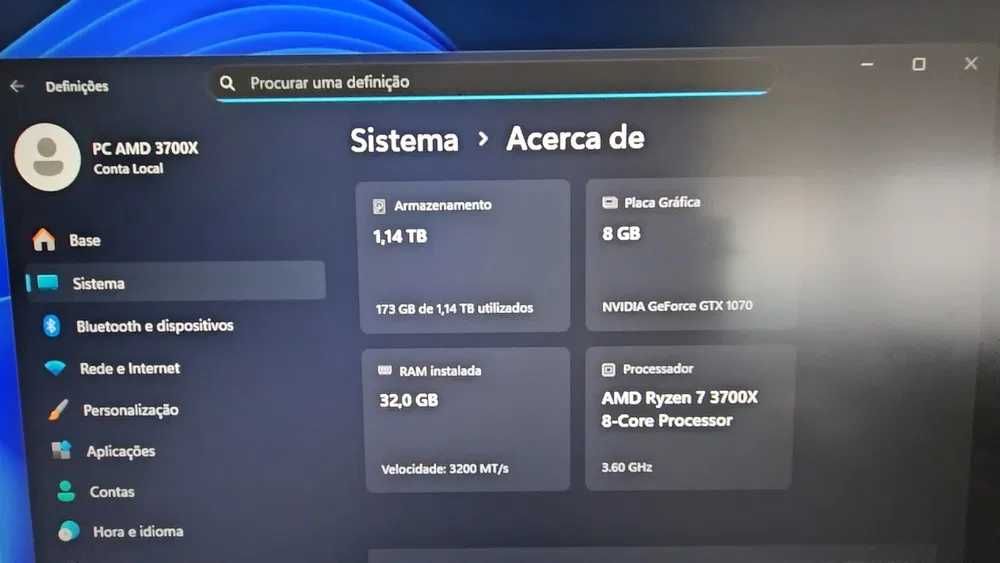 PC Gaming Ryzen 7 3700X | 16/32GB RAM | GTX 1070 MSI