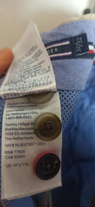 Штани чоловічі Tommy Hilfiger W33L32 котон оригінал