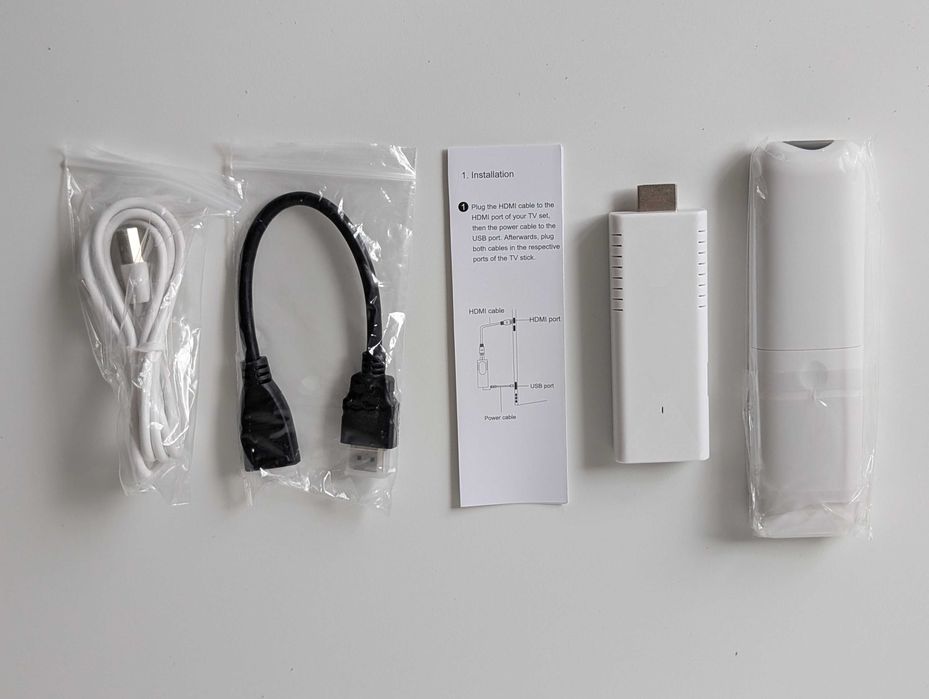 TV Stick Android 14 ATV | 4K | USB | WiFi 6 | 2+16G | BT | Controle por Voz | Utocin U9