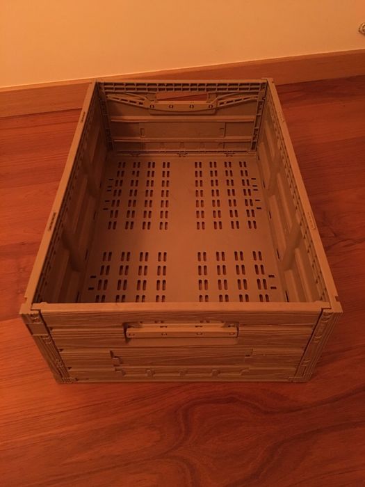 Caixas de plástico dobrável