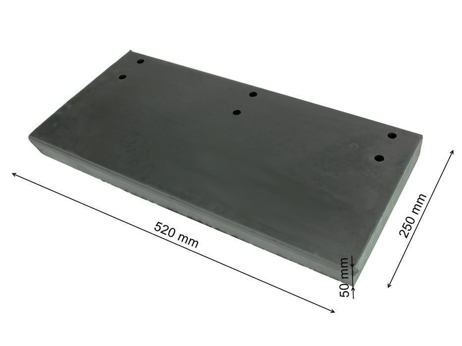 lemiesz do odśnieżania 520x250x50 l-520x250x50