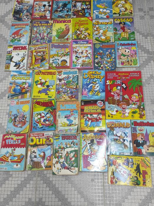 Livros de desenho animado antigos