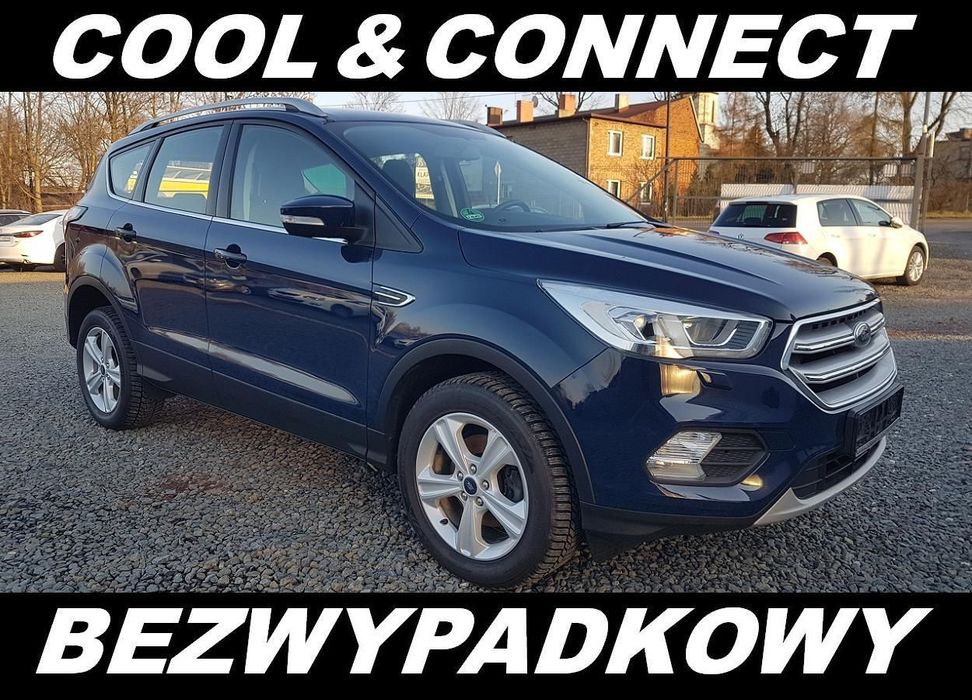 Ford Kuga Zobacz FILM Bezwypadkowy NAVI AndroidAuto Serwisowany Bardzo Zadbany