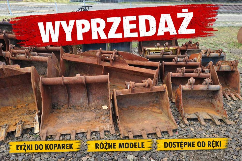 łyżki do minikoparki 2- 4t | skarpowe | kopiące | WYPRZEDAŻ osprzętu