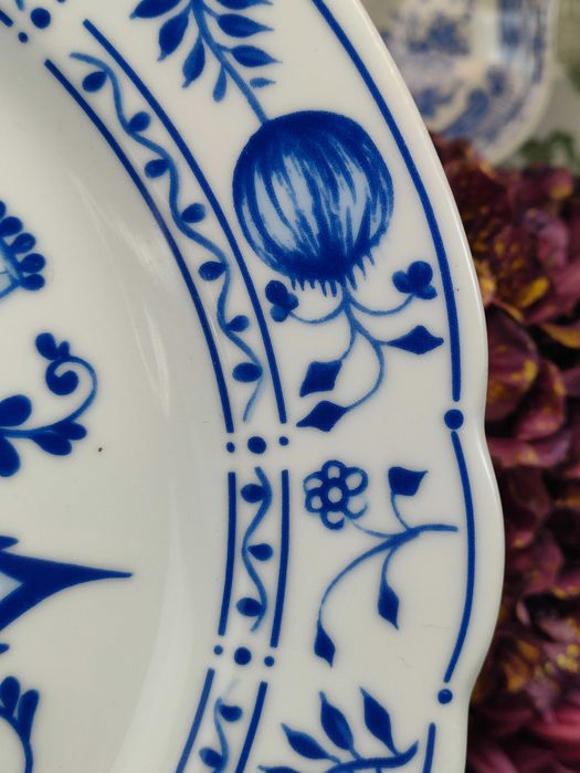 Etażerka / patera / duży talerz - 26 cm - Wzór cebulowy - Triptis #2