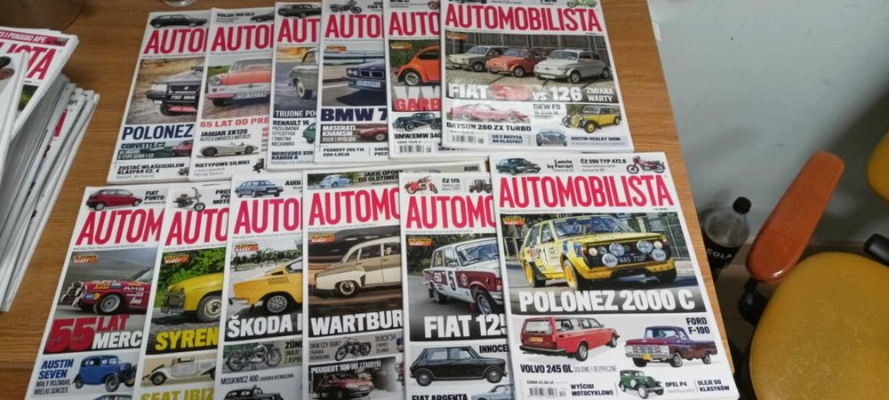 Czasopismo Automobilista roczniki 2022, 2023, 2024, 2025