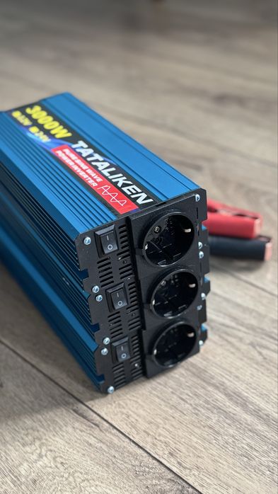 Інвертор Tataliken 12v 3500/3000w В НАЯВНОСТІ ПРЯМО ЗАРАЗ!