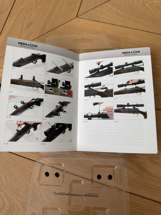оригінальне швидкозмінне кріплення HEXA LOCK Mauser/Sauer 30 мм