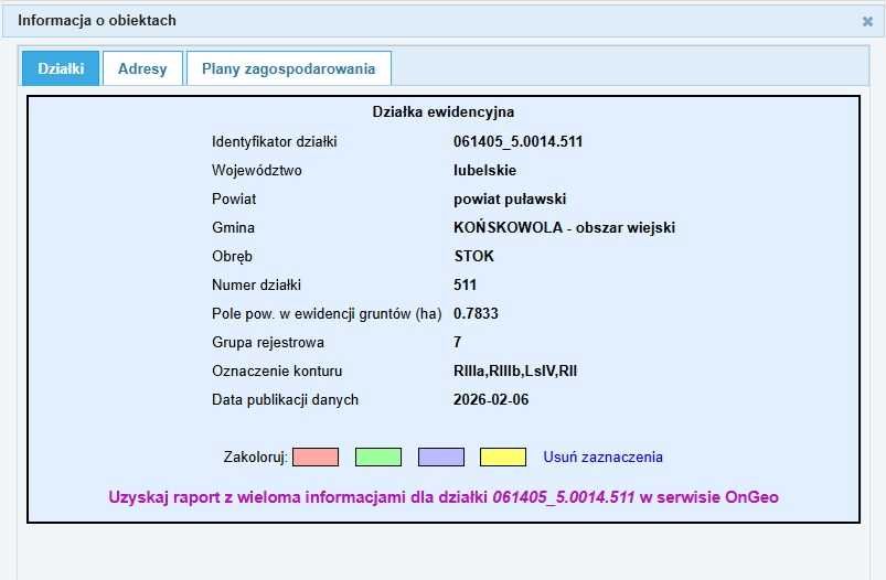 Działka zagrodowa - rolna z lasem 13km od Kazimierza Dolnego