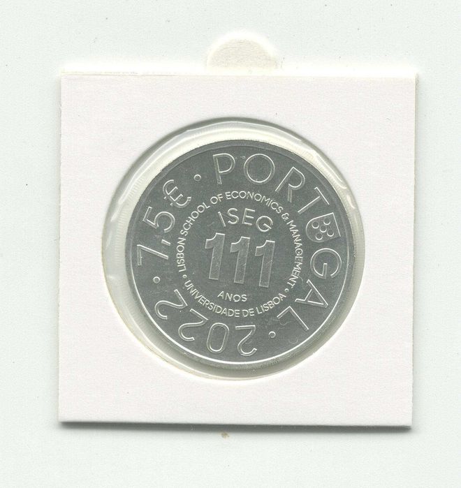 Moeda 7,50 € - ISEG (Prata)